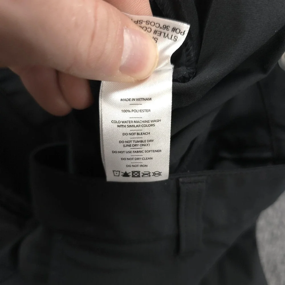 Rhone‎ Pants Mens 30 Black City Performance Golf Commuter Travel Golf COS-181